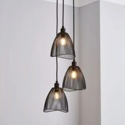 Elements Jaula 3 Light Cluster Ceiling Light 23 Elements Jaula 3 Light Cluster Ceiling Light -Home Lighting Store 30713607