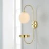 Gigi Plug In Wall Light With Shelf