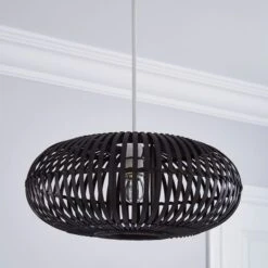 Abrielle Bamboo Easy Fit Pendant Shade -Home Lighting Store 30713801 alt01