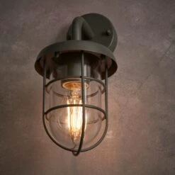 Barker Industrial Outdoor Wall Light -Home Lighting Store 30730309 alt03