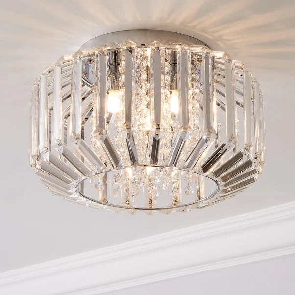 Chantilly Jewel Flush Ceiling Light 3 Chantilly Jewel Flush Ceiling Light