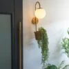 Naomi Outdoor Plant Pot Wall Light -Home Lighting Store 30730444