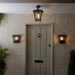 Leese Outdoor Semi Flush Porch Light -Home Lighting Store 30730474 alt05