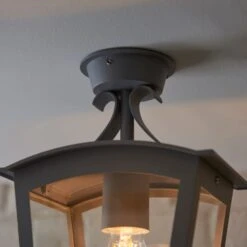 Leese Outdoor Semi Flush Porch Light -Home Lighting Store 30730475 alt02