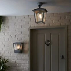 Leese Outdoor Semi Flush Porch Light -Home Lighting Store 30730475 alt04