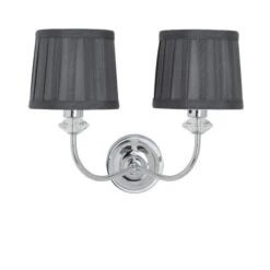 Dorma Genevieve 2 Light Grey Wall Light -Home Lighting Store 30730572 alt05