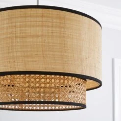 Malika Cane 2 Tier Easy Fit Pendant Shade 9 Malika Cane 2 Tier Easy Fit Pendant Shade -Home Lighting Store 30730579 alt02