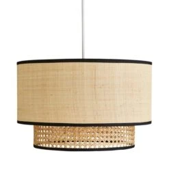 Malika Cane 2 Tier Easy Fit Pendant Shade 10 Malika Cane 2 Tier Easy Fit Pendant Shade -Home Lighting Store 30730579 alt05
