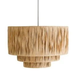 Ruolan Raffia 3 Tier Pendant Shade -Home Lighting Store 30730588 alt05