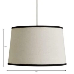 Liza Linen Trim Tapered Lamp Shade -Home Lighting Store 30730590 alt06