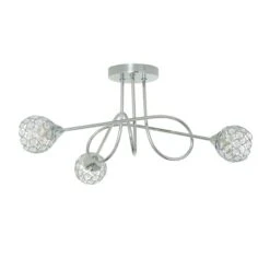 Portia 3 Light Semi Flush Ceiling Light -Home Lighting Store 30730615 alt02
