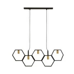 Hexagon 5 Light Diner Ceiling Light -Home Lighting Store 30731128 alt05