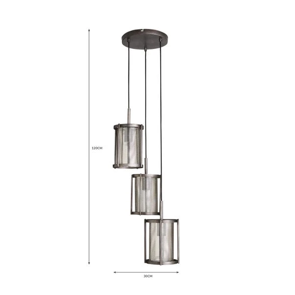 Stefan 3 Light Cluster Ceiling Light 8 Stefan 3 Light Cluster Ceiling Light - Image 6