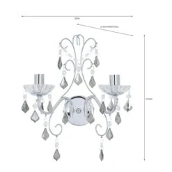 Sophy 2 Light Wall Light -Home Lighting Store 30731224 alt07