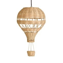 Hot Air Balloon Rattan Easy Fit Pendant Shade -Home Lighting Store 30732597 alt05