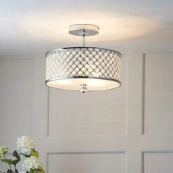 Vogue Hudson 3 Light Semi Flush Ceiling Light -Home Lighting Store 30743040 alt02