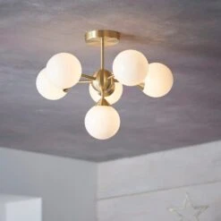 Vogue Elberton 6 Light Semi Flush Ceiling Light -Home Lighting Store 30743062 alt02