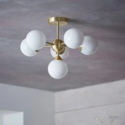 Vogue Elberton 6 Light Semi Flush Ceiling Light -Home Lighting Store 30743062 alt03