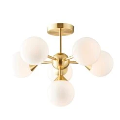 Vogue Elberton 6 Light Semi Flush Ceiling Light -Home Lighting Store 30743062 alt07