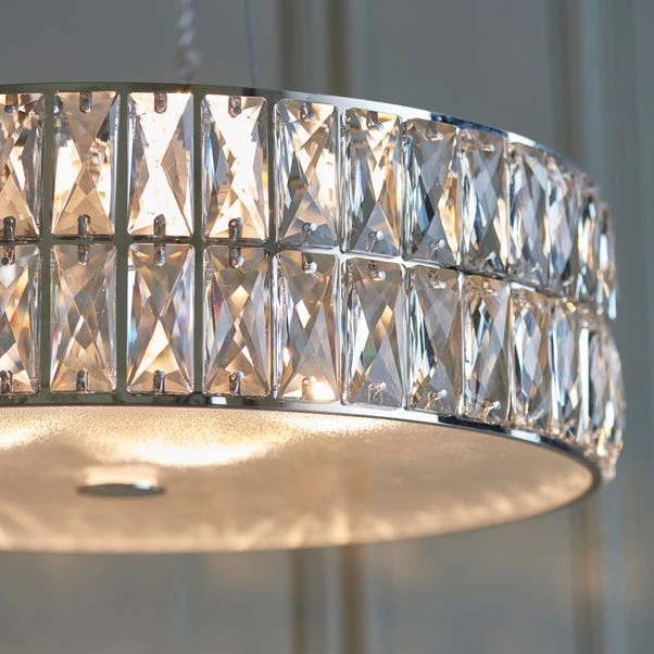 Vogue Crystal Armoury Integrated LED Hoop Ceiling Light 5 Vogue Crystal Armoury Integrated LED Hoop Ceiling Light - Image 3