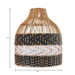 Yanha Rattan Easy Fit Pendant Shade -Home Lighting Store 30753427 alt07