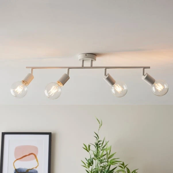 Elements Koppla 4 Light Semi Flush Spotlight Bar 7 Elements Koppla 4 Light Semi Flush Spotlight Bar - Image 5