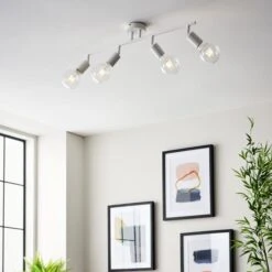 Elements Koppla 4 Light Semi Flush Spotlight Bar 30 Elements Koppla 4 Light Semi Flush Spotlight Bar -Home Lighting Store 30754818 alt02