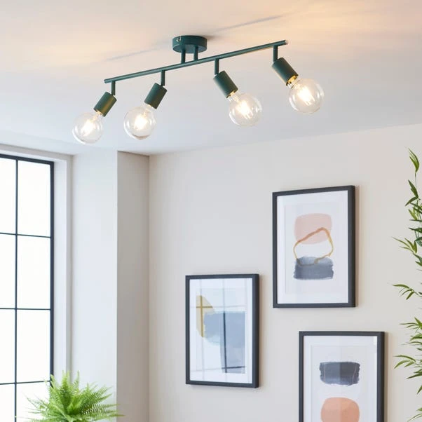 Elements Koppla 4 Light Semi Flush Spotlight Bar 8 Elements Koppla 4 Light Semi Flush Spotlight Bar - Image 6