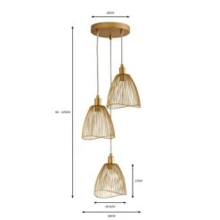Elements Jaula 3 Light Cluster Ceiling Light 22 Elements Jaula 3 Light Cluster Ceiling Light -Home Lighting Store 30755628 alt07