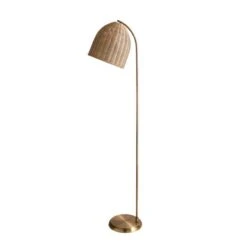 Churchgate Cotes Rattan Floor Lamp -Home Lighting Store 30755696 alt05