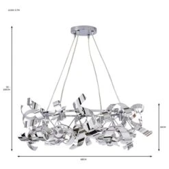 Iris Hoop 4 Light Semi Flush Ceiling Light 15 Iris Hoop 4 Light Semi Flush Ceiling Light -Home Lighting Store 30755737 alt07