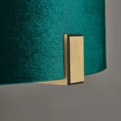 Vogue Balaton Green Velvet Table Lamp -Home Lighting Store 30755828 alt02