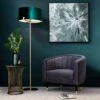 Vogue Balaton Green Velvet Floor Lamp -Home Lighting Store 30755829