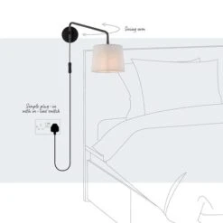 Vogue Carlson Plug In Wall Light 14 Vogue Carlson Plug In Wall Light -Home Lighting Store 30755854 alt05