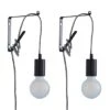Set Of 2 Bradford Plug In Flex Wall Lights