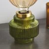 Niamh Ribbed Glass Table Lamp Base