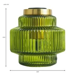 Niamh Ribbed Glass Table Lamp Base -Home Lighting Store 30766246 alt07