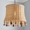 Fiesta Rattan Tassel Easy Fit Pendant Shade 1 Fiesta Rattan Tassel Easy Fit Pendant Shade -Home Lighting Store 30766256