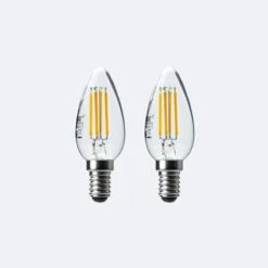 Set Of 2 Status 5W Dimmable Filament SES Candle Bulbs -Home Lighting Store 30767609 alt04