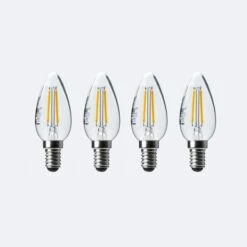 Set Of 4 Status 4W Filament SES Candle Bulbs -Home Lighting Store 30767634 alt04