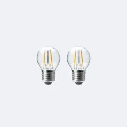 Set Of 2 Status 2.5W ES Mini Globe Filament Bulbs -Home Lighting Store 30767658 alt04