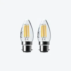 Set Of 2 Status 4W BC Filament Candle Bulbs -Home Lighting Store 30767679 alt03