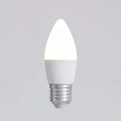 Set Of 2 Status 5.5W Pearl ES Dimmable Candle Bulbs