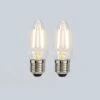 Set Of 2 Status 4W ES Filament Candle Bulbs -Home Lighting Store 30767684