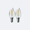 Set Of 2 Status 4W SES Filament Candle Bulbs -Home Lighting Store 30767694