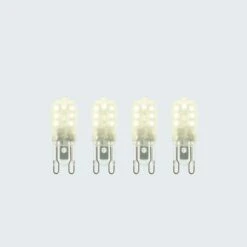 Set Of 4 Status 2.2W G9 Cool White Bulbs