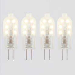 Set Of 4 Status 1.5W G4 Pearl Capsule Bulbs