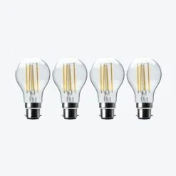 Set Of 4 Status 6.5W BC GLS Filament Bulbs -Home Lighting Store 30767705 alt04