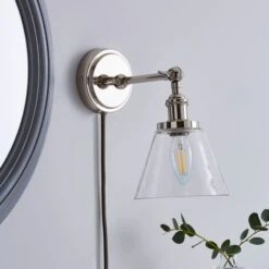 Dorma Purity Nickson Plug In Wall Light -Home Lighting Store 30780622 alt01