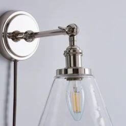 Dorma Purity Nickson Plug In Wall Light -Home Lighting Store 30780622 alt02